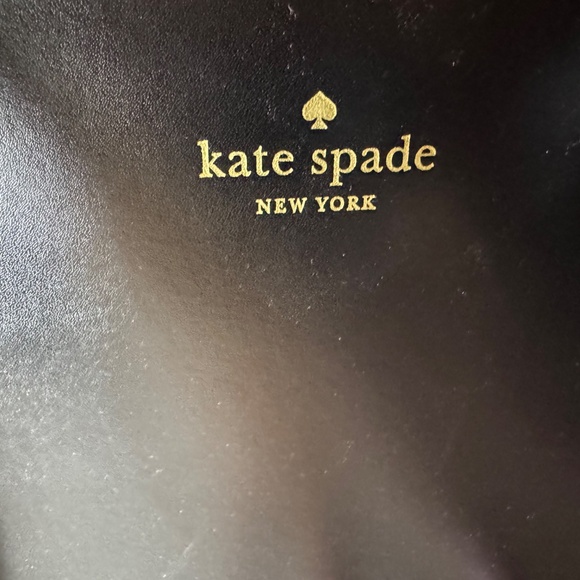 Kate Spade Black Leather Tote - Picture 2 of 6
